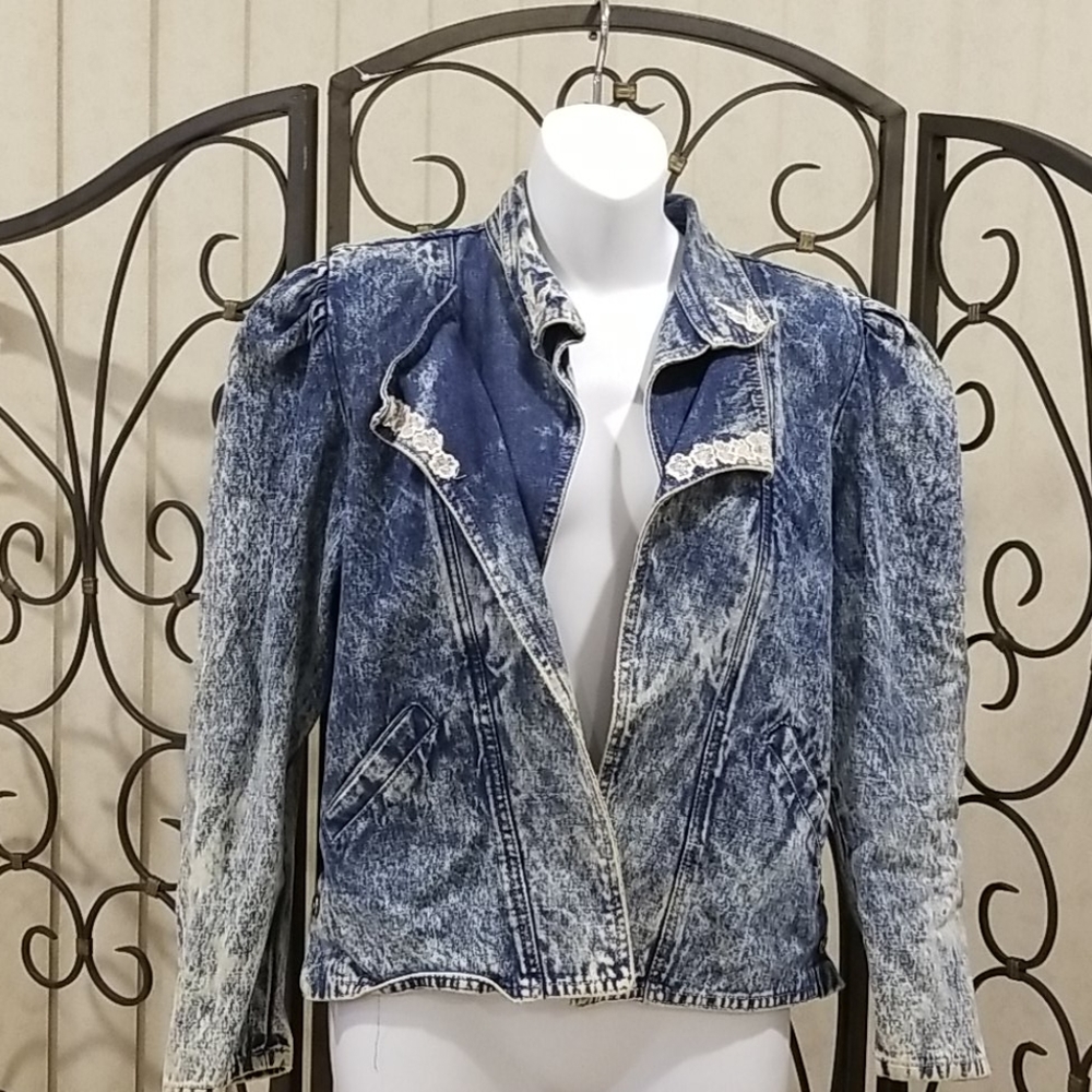 MARIE CLARENSE Vintage blue jean jacket